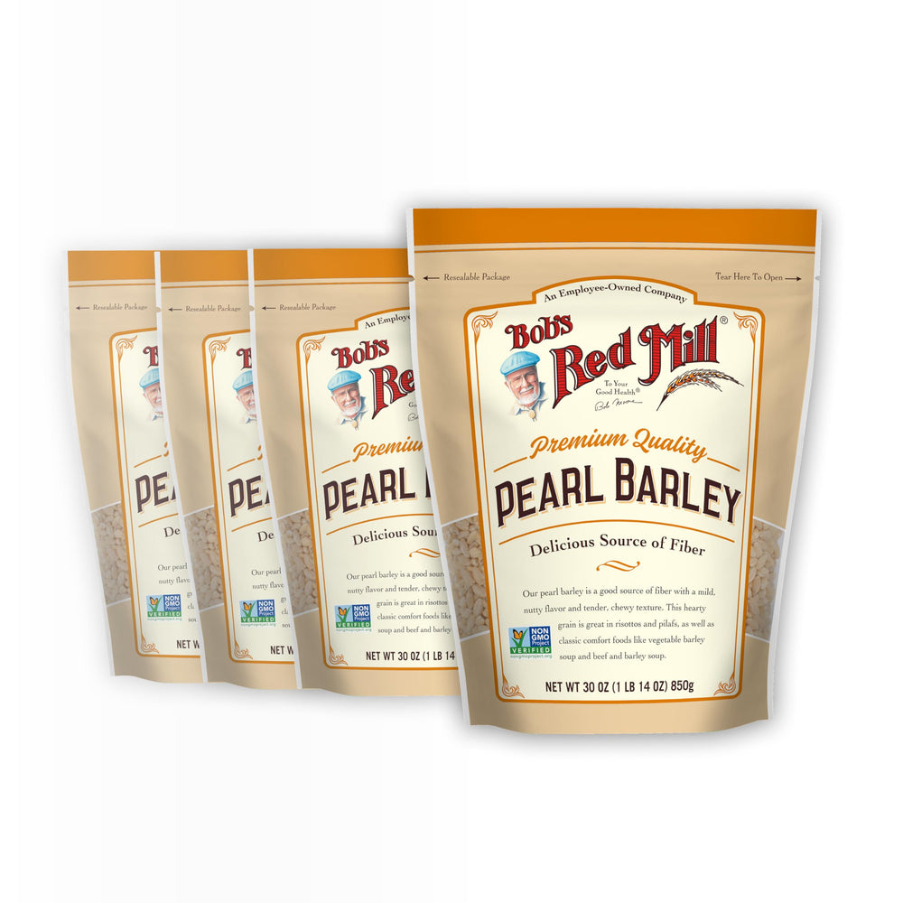 Bob's Red Mill Pearl Barley bulk pack ready for hearty soups and stews.