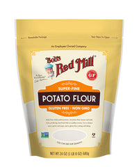 Bob's Red Mill Potato Flour bag, ideal for gluten-free baking and thickening.