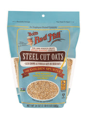 Bob's Red Mill Steel Cut Oats simmering on the stove for a nutty porridge