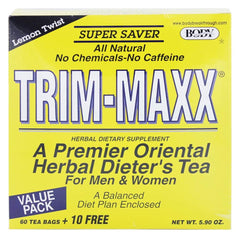 Body Breakthrough Diet Trim-Maxx Tea Lemon cup ready to enjoy a refreshing moment.