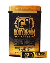 BodyBrain Coffee freeze-dried Colombian coffee for a quick morning boost