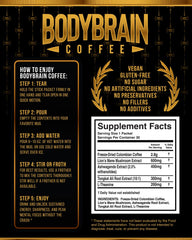 BodyBrain Coffee with Lion’s Mane for clearer focus and daytime clarity