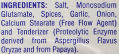 Closeup of Bolner's Fiesta Extrafancy Fajita Seasoning ingredients for versatile cooking