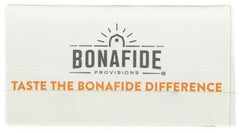 Bonafide Provisions ingredients label highlighting premium components for cooking.
