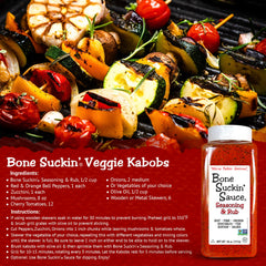 Bone Suckin' Original grilled vegetables seasoned for flavor