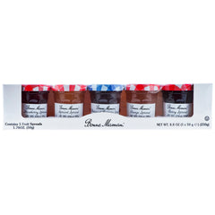 Bonne Maman apricot preserves jar, perfect on toast for bright breakfast flavor.