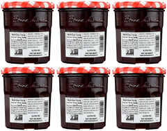 Bonne Maman Strawberry Preserves jar with spoon, tasting the fruit-forward sweetness.