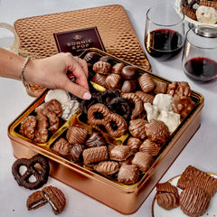 Bonnie and Pop individually wrapped chocolates preserve freshness for sharing.