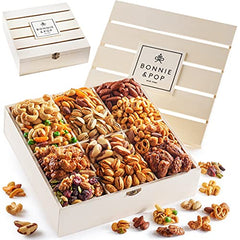 BONNIE AND POP Nut Gift Basket: Cranberry Health Mix for festive snacking