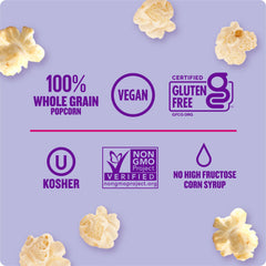BOOMCHICKAPOP gluten free label on bag signals dietary awareness