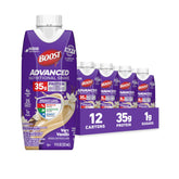 BOOST Advanced Nutritional Protein Shake ready to drink carton in Very Vanilla for on the go protein