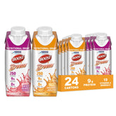 Boost Breeze clear orange bottle showing fruity flavor and easy grab-and-go nutrition