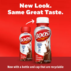 BOOST Original Rich Chocolate pack of 24 bottles for daily convenience