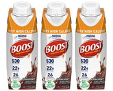 BOOST Very High Calorie Drink vanilla bottle for on-the-go energy and nourishment.