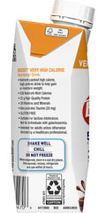 Boost VHC vanilla glass with ice demonstrates chilled serving for lighter, refreshing drink.