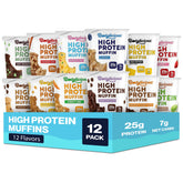 Bootylicious Double Chocolate muffin: high-protein snack for breakfast or post-workout.