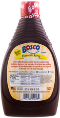 Bosco Sugar Free Chocolate Syrup close-up shows smooth cocoa ideal for topping drinks.