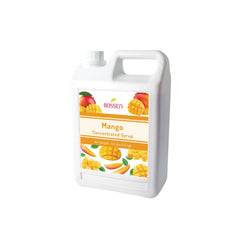 Bossen Mango Syrup bottle ready to flavor beverages with rich mango notes.