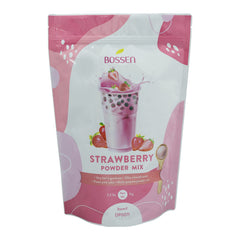 Bossen Strawberry Powder Mix bag – convenient 3-in-1 base for bubble tea