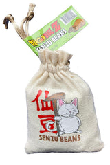 Boston America Dragon Ball Z Senzu Beans candy in a collectible drawstring bag, ideal for fan gifts.