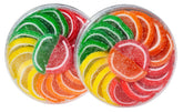 Boston Fruit Slices two-pack in acetate circle, classic bite-sized fruit candy for sharing.