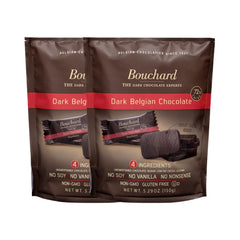 Bouchard chocolate bar break captures clean snap and deep cacao notes.