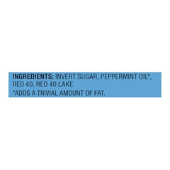 Smooth peppermint texture in Bob's Sweet Stripes bites