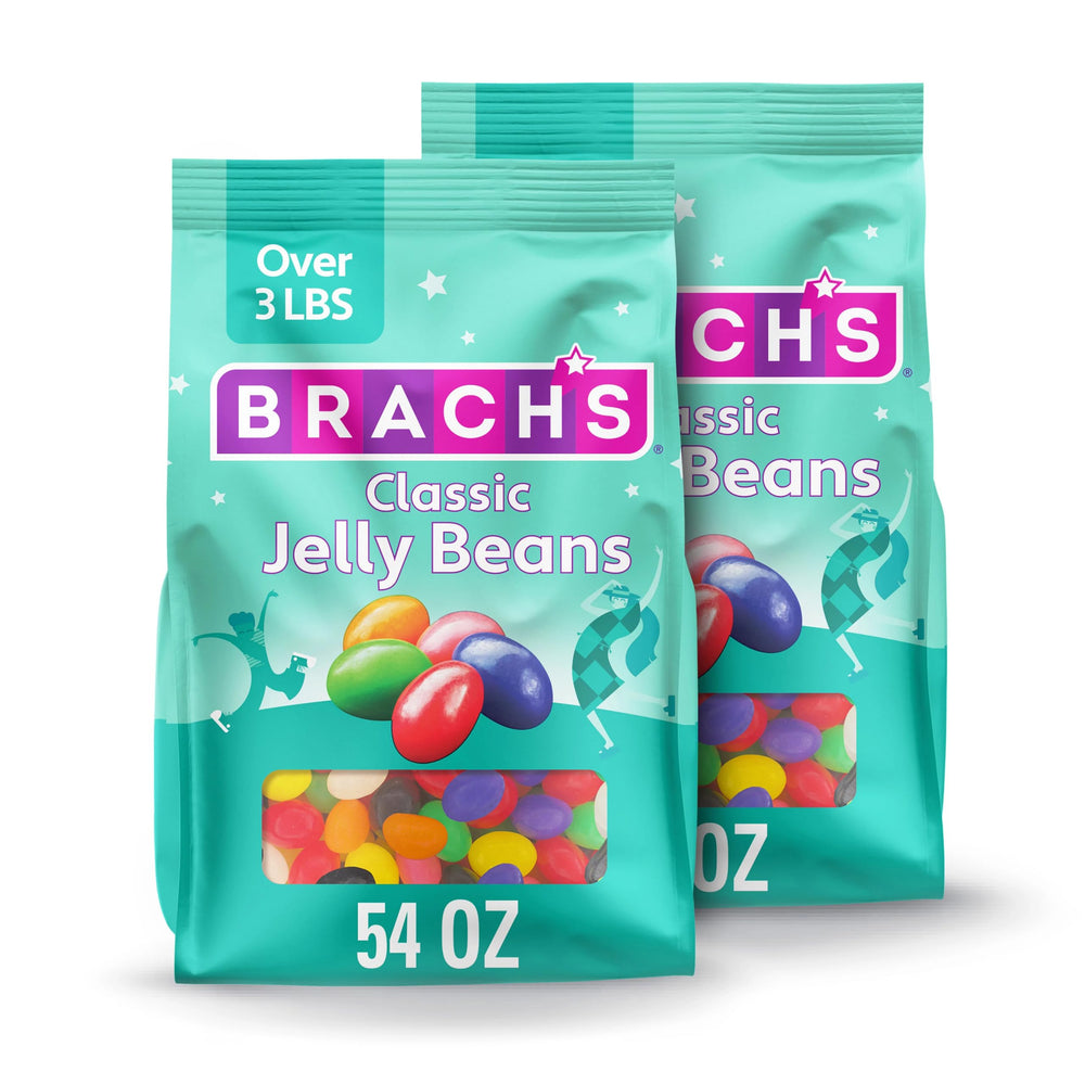 Brach's Classic Jelly Beans bulk bag in bright colors ready for snacking and sharing.