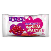 Brach's Imperial Hearts Cinnamon packaging shown for gifting and snacking.