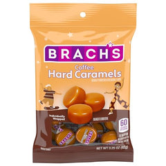 Brach's Nips coffee candies on an office desk, a quick pick-me-up for busy days.