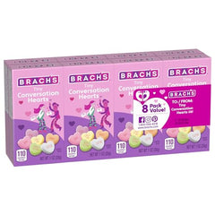 Brach’s Tiny Conversation Hearts show assorted flavors for diverse tastes