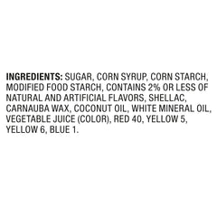 Brach's Tiny Jelly Beans lime flavor provides vibrant garnish for treats.