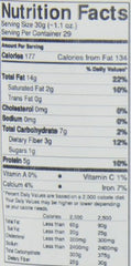 Braga Organic Farms Assorted nuts raw display emphasizes fresh, high-quality snack option.