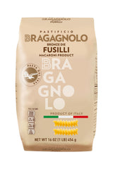 Bragagnolo Fusilli 857 bronze-drawn packaging highlights authentic pasta for sauces.
