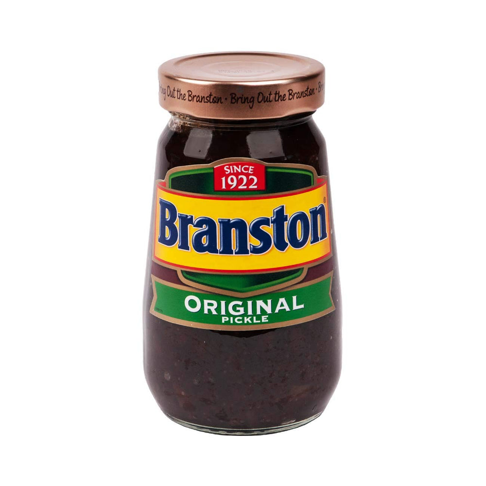 Branston Original Pickle jar label, ideal for elevating sandwiches and salads