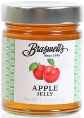 Braswell's Country Classic Apple Jelly jar with rich color and label.