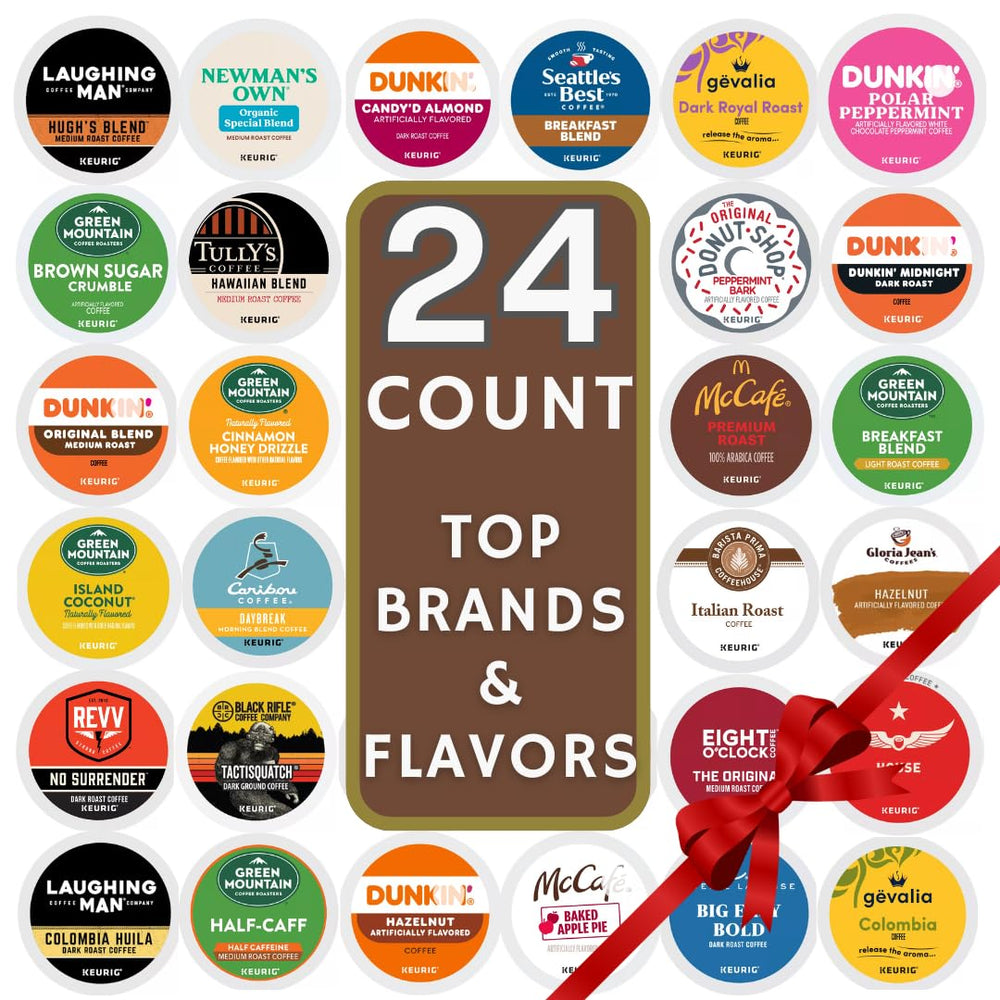 BREWANA K-Cup variety pack 24 pods in a gift-ready box, ideal for gifting