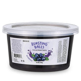 BREXONIC blueberry popping boba pearls close-up with fruity burst