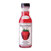 BRIANNAS Blush Wine Vinaigrette bottle—zesty tang with subtle sweetness for salads.