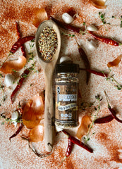 Britscookin garlic & herb on fish for savory seafood enhancement