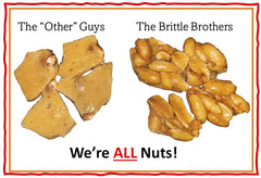Close-up of Brittle Brothers peanuts showing crunchy texture.