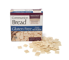 Broadman gluten-free communion bread 200-count packaging for large services