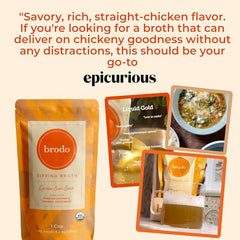 Brodo hearth flavor broth bottle for cozy savory option
