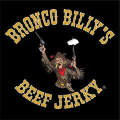 Bronco Billy's jerky glaze with maple notes on a bite-sized piece.
