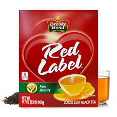 Brooke Bond Red Label 900g loose leaf tea pack for everyday chai and refreshing mornings.