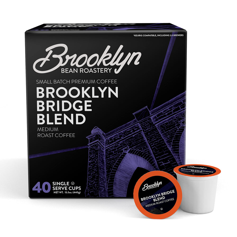 Brooklyn Beans Brooklyn Bridge Blend pod ready for a bold morning brew