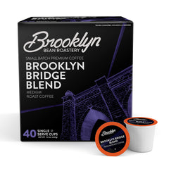 Brooklyn Beans Brooklyn Bridge Blend pod ready for a bold morning brew
