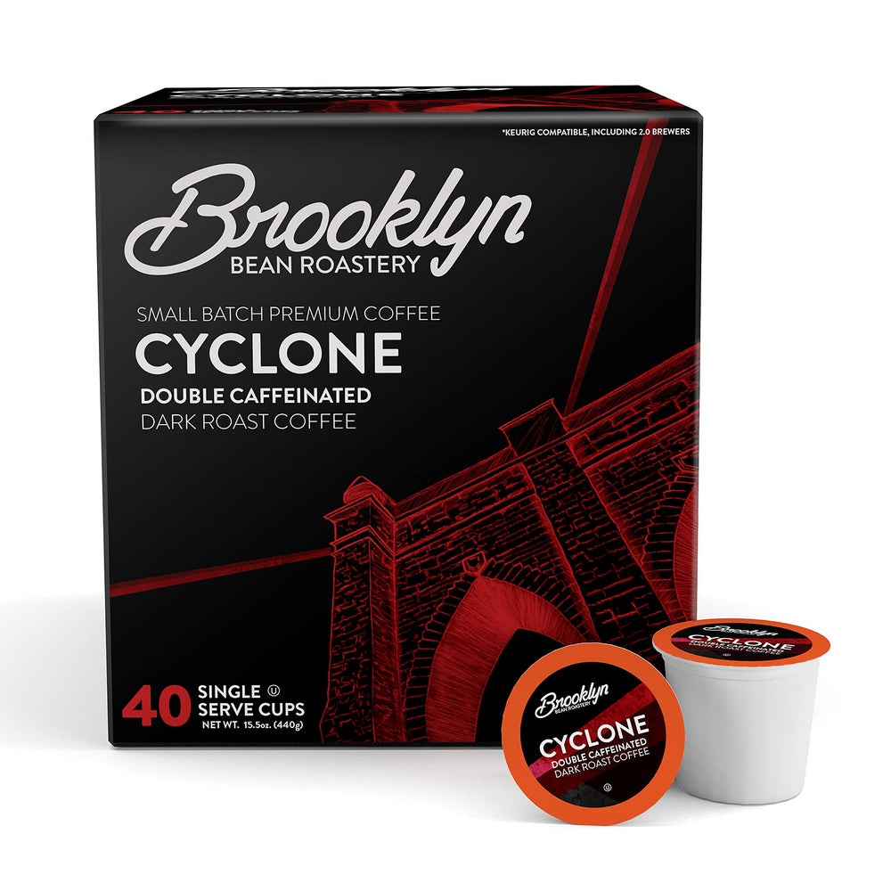 Brooklyn Beans Cyclone pods pack ready for a bold morning boost.