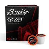Brooklyn Beans Cyclone pods pack ready for a bold morning boost.