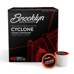 Brooklyn Beans Cyclone pods pack ready for a bold morning boost.